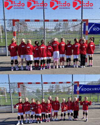 ... en onze toekomst (F-jeugd) handbalt 'in' trotse sponsor!